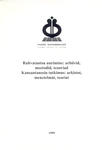 Rahvatantsu uurimine: arhiivid, meetodid, teooriad. Kansantanssin tutkimus: arkistot, menetelmät, teoriat. Sümpoosioni materjalid
