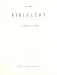 Kirjaleht