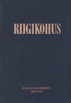 Riigikohus. Otsuste valikkogumik 1920-1940