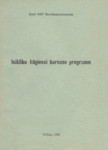 Isikliku hügieeni kursuse programm