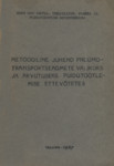 Metoodiline juhend pneumotransportseadmete valikuks ja arvutuseks puidutöötlemise ettevõtetes