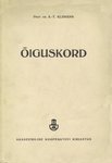 Õiguskord