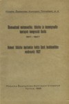 Ülemaalised matemaatika, füüsika ja kosmograafia õpetajate kongressid Eestis 1917-1927. Ankeet füüsika õpetamise kohta Eesti keskkoolides veebruaris 1927