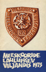 Vabariiklik meeskooride laulupäev. Kava. Viljandis 23. ja 24. juunil 1973. a.