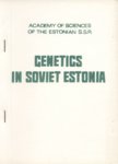 Genetics in Soviet Estonia