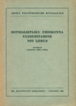 Sotsialistliku ühiskonna ülesehitamine NSV Liidus. Materjale kolmanda teema kohta