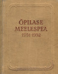 Õpilase meelespea 1951-1952. Kalender kogumik