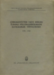 Lühikokkuvõtteid Tartu Riikliku Ülikooli põllumajanduslikkude katsejaamade töötulemusist. 1920-1940