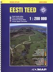 Eesti teed. Road Atlas. Eesti teede atlas. Viron tiekartasto. Estonian Road Atlas. Atlas dorog Estonii