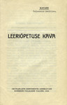 Leeriõpetuse kava. Kavand