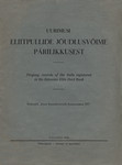 Uurimusi eliitpullide jõudlusvõime pärilikkusest. Progeny records of the bulls registered in the Estonian Elite Herd Book