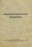 Konjunktuurinstituudi põhimäärus