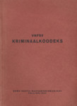 VNFSV kriminaalkoodeks. Muudatustega kuni 15. novembrini 1940