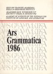 Ars Grammatica 1986
