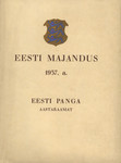 Eesti majandus 1937. a.. Eesti Panga aastaraamat