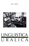 Linguistica Uralica. XLII