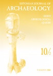 Eesti Arheoloogiaajakiri 10/2. Estonian journal of archaeology