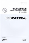 Engineering, March 2007, 13/1. Proceedings of the Estonian Academy of Sciences