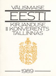 Välismaise eesti kirjanduse II konverents. «Eesti kirjandus kahes ruumis». Teesid