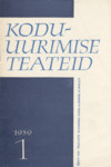 Kodu-uurimise teateid