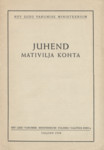 Juhend mativilja kohta
