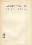 August Gailit . 1891-1960. Mälestusteos