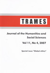 Trames. Vol 11. 2007/4. Journal of the Humanities and Social Sciences