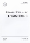 Estonian Journal of Engineering. Volume 14. 2008/1