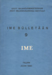 IME-bülletään. Välismajandustegevus