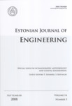 Estonian Journal of Engineering. Volume 14. 2008/3