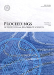 Proceedings of the Estonian Academy of Sciences