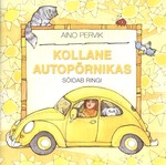 Kollane autopõrnikas sõidab ringi