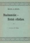 Maailmamission – Ristiusu eestkostjana