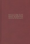 Nullum ius sine scientia. Festschrift für Jaan Sootak zum 60. Geburtstag am 16. Juli 2008
