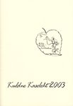 Kuldne Kaseleht 2003. Luulevõistluse parimad