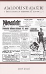 Ajalooline Ajakiri 2008/3. The Estonian historical journal