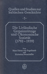 Die Livländische Gemeinnützige und Ökonomische Sozietät