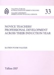 Novice teacher's professional development across their induction year