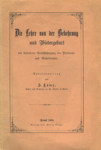 Die Lehre von der Bekehrung und Wiedergeburt