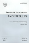 Estonian Journal of Engineering. Volume 15. 2009/1