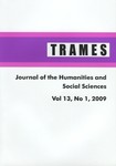 Trames. Vol 13. 2009/1. Journal of the Humanities and Social Sciences