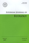 Estonian Journal of Ecology. Volume 58. 2009/1