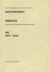 Eesti Teadusliku Seltsi Rootsis aastaraamat. Annales Societatis Litterarum Estonicae in Svecia