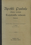 Apostli Pauluse esimene raamat, Tessalonika rahwale kirjutatud