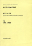 Eesti Teadusliku Seltsi Rootsis aastaraamat. Annales Societatis Litterarum Estonicae in Svecia