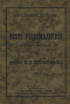 Eesti põllumajandus. Statistiline aastaraamat. Annuaire de la statistique agricole