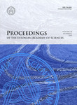 Proceedings of the Estonian Academy of Sciences
