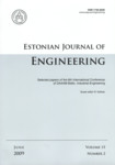 Estonian Journal of Engineering. Volume 15. 2009/2