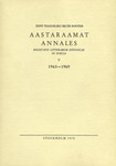 Eesti Teadusliku Seltsi Rootsis aastaraamat. Annales Societatis Litterarum Estonicae in Svecia