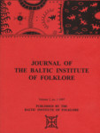 Journal of the Baltic Institute of Folklore